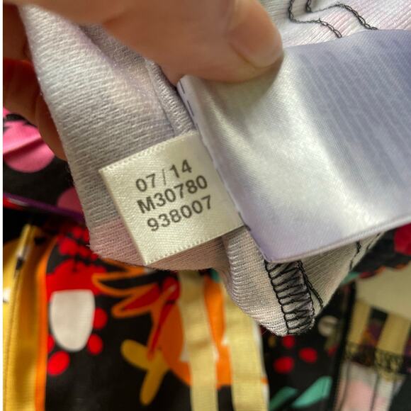 Adidas Maracatu Tropical Track Pants Women's Medium Gold Trefoil Colorful Rare - Picture 9 of 10